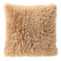 Preview: Dutch Decor Kissenhülle 'Dano' 45 x 45 cm Whitecap Gray - Beige